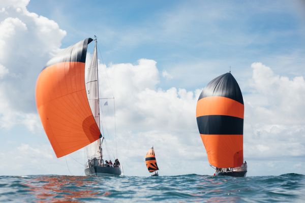 Le Pen Duick con lo spinnaker