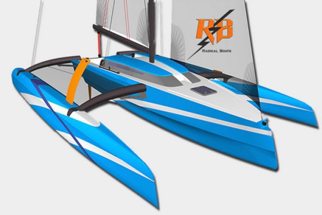 Il Radikal 26, un trimarano moderno e pieghevole