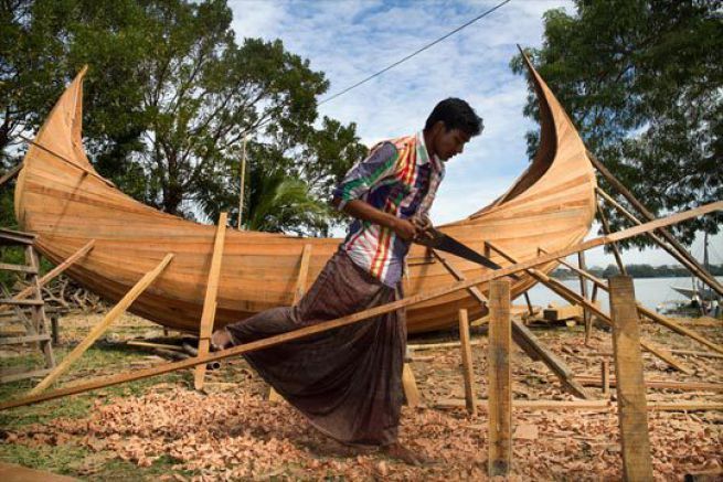 La Moon Boat o la ricostruzione di una barca tradizionale del Bangladesh