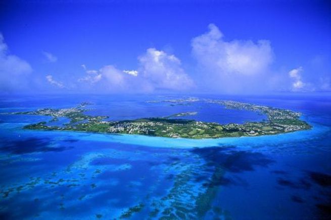 Foto aerea delle Bermuda