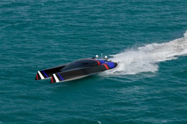 Il TGB34, che attaccher la Blue Riband Atlantic Challenge