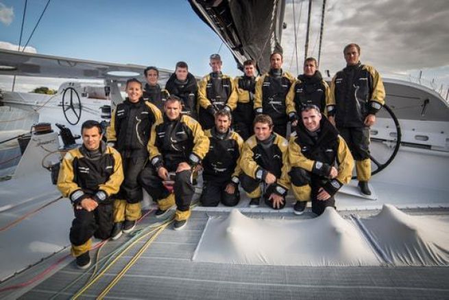 L'equipaggio di Spindrift Racing