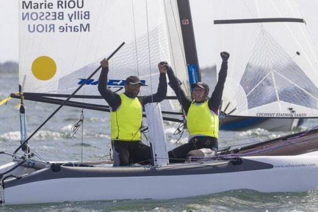 Billy Besson e Marie Riou a Nacra 17