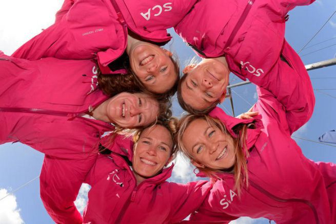SCA Team, equipaggio tutto al femminile che partecipa alla Volvo Ocean Race 2014-2015
