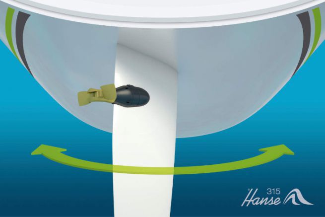 Timone Hanse E-Motion Rudder