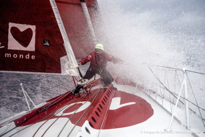 Tanguy de Lamotte vestito da Tribord