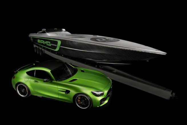 La nuova collaborazione tra Cigarette Racing Team e Mercedes AMG, la 50' Marauder GT R