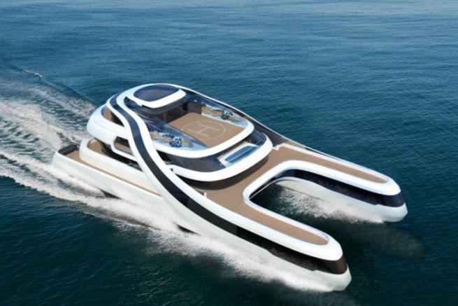 Rn, un concetto di catamarano futuristico per i clienti cinesi