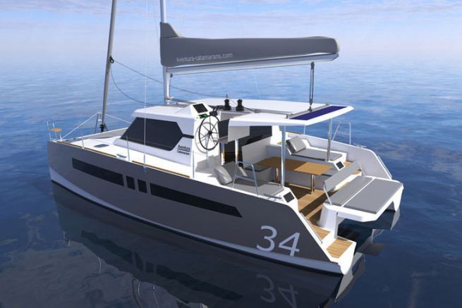 Aventura 34, la rinascita del piccolo catamarano sotto i 10 m di lunghezza Aventura 34