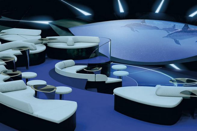 Per i futuri crocieristi Ponant: un'esperienza multisensoriale unica nel cuore dell'oceano Il primo salotto subacqueo a bordo di una nave da crociera