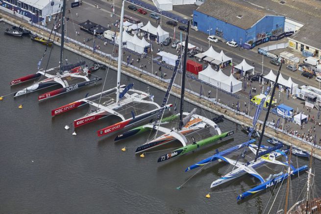 I quattro Ultime a Saint-Nazaire prima della partenza del Ponte