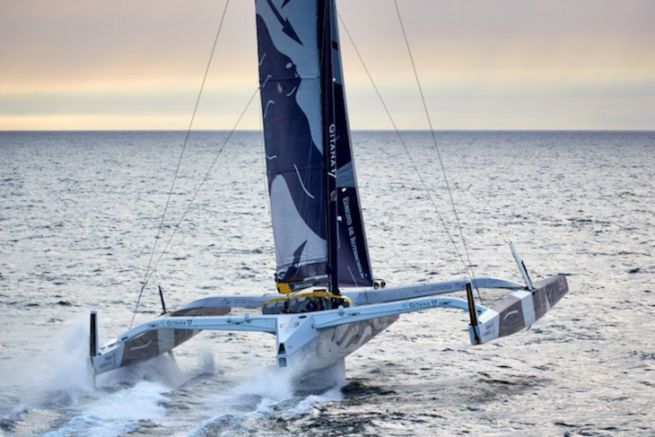 Maxi Edmond de Rothschild in volo