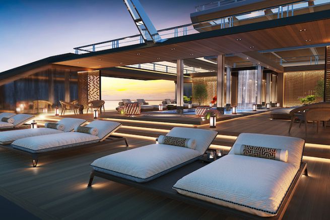 Quando la natura ispira il design di un superyacht Il concetto di superyacht chiamato Natura