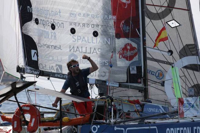 Ian Lipinski, vincitore della prima tappa del Mini-Transat del 2017