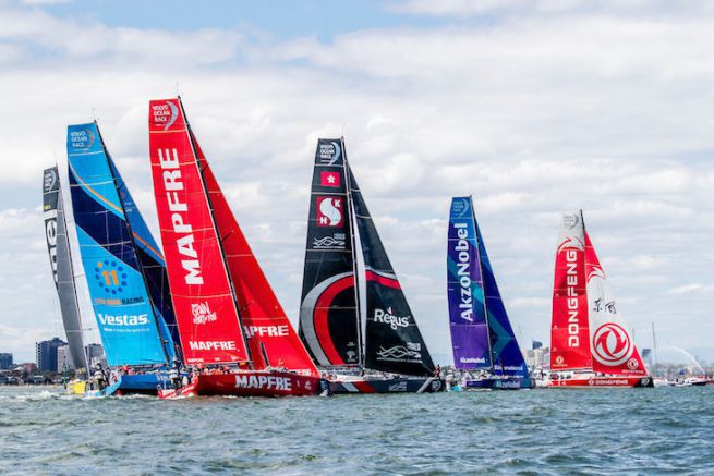 Partenza della quarta tappa della Volvo Ocean Race