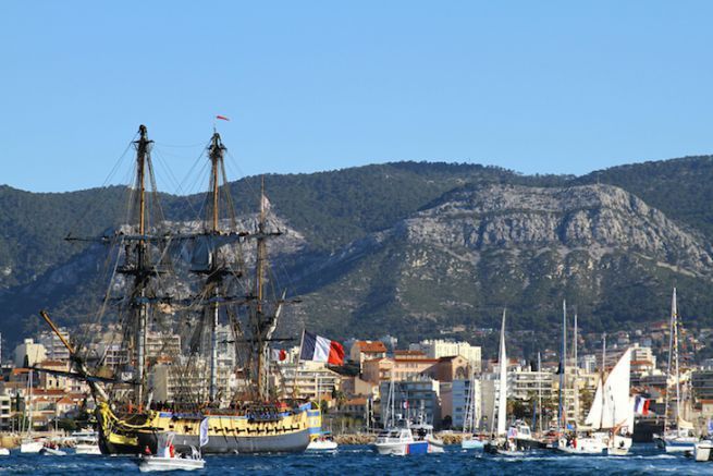 Cinque giorni di festa a Tolone per la visita dell'Hermione