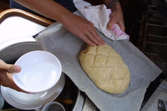 Fare il pane in mare