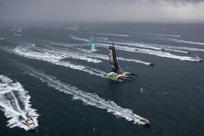 Inizio della Route du Rhum 2014