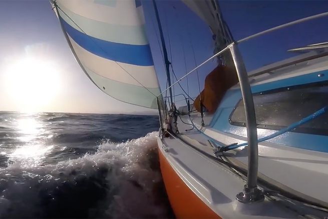 Hugo perde l'elica durante il suo scalo alle Isole Canarie!