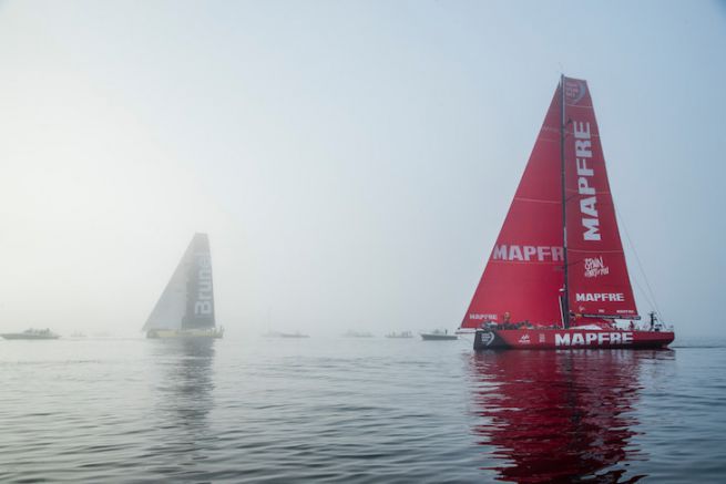 Finale della tappa 8 della Volvo Ocean Race 2018