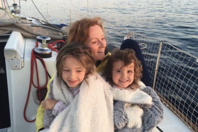 Mlanie, Lou e Lisa de Sailing Kalispera