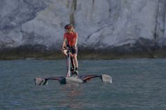 Bicicletta squalo rosso