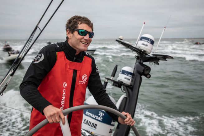 Charles Caudrelier sulla Volvo Ocean Race