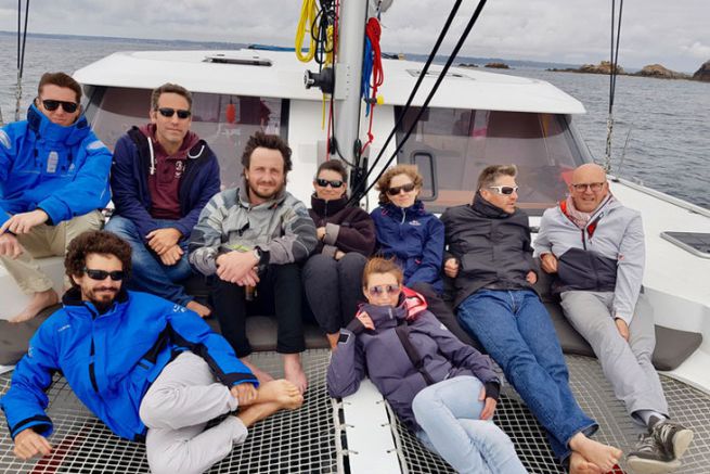 L'equipaggio di Bateaux.com quasi completo