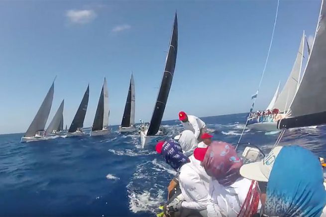 Regata a Saint-Barth per Hugo passando per l'isola