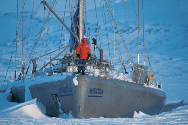 La nascita della barca a vela Antartide (Tara), una replica del Fram