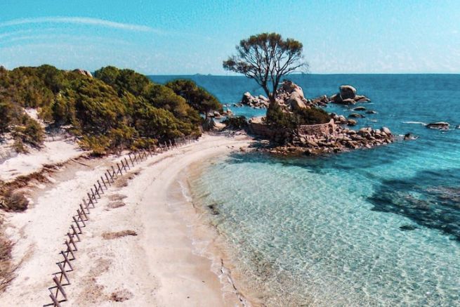 La spiaggia di Palombaggia, Porto-Vecchio, Corsica