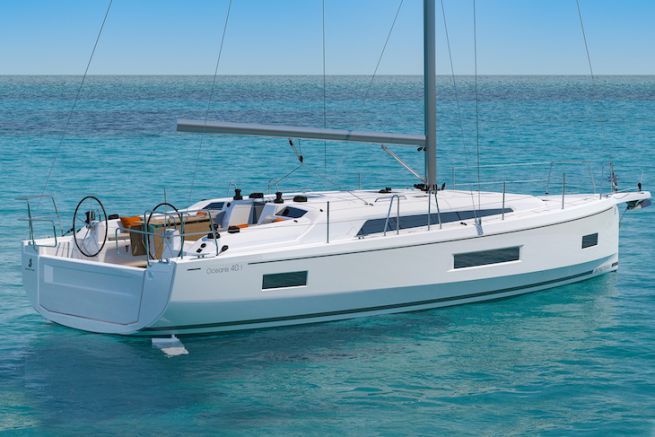 Oceanis 40.1, 4 versioni di layout in uno yacht di 12 m