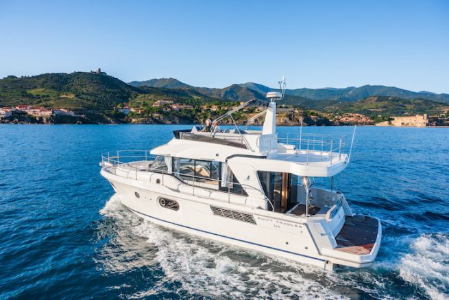 Layout del Swift Trawler 41 fly, la modularit vi d spazio