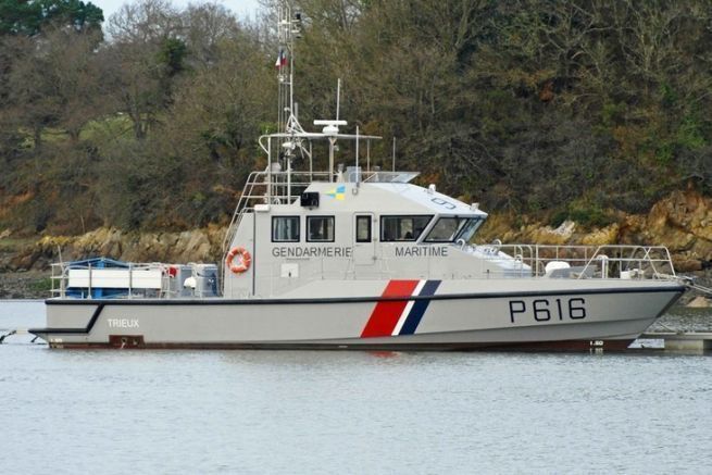 Vedette P616 Trieux della Marina Francese a disposizione della Gendarmeria Marittima di Saint Malo