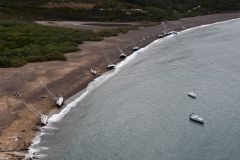 Barche a terra in Corsica dopo la tempesta del 18 agosto 2022