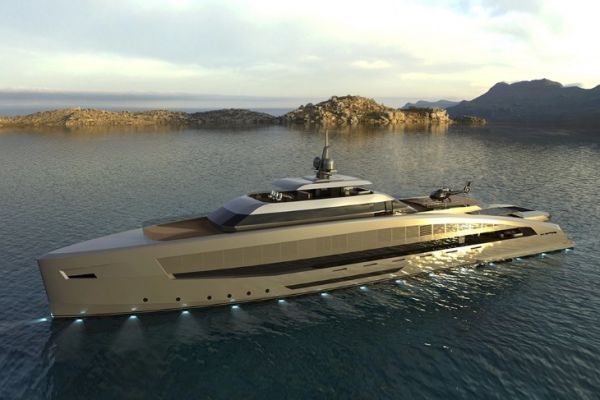 Seasar, un superyacht a sei ponti per una vita intima sull'acqua