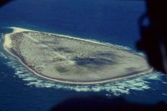 Veduta aerea dell'isola di Tromelin