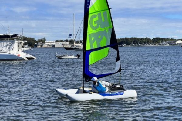 Minicat Guppy, un catamarano con un concetto ingegnoso e un design molto semplice