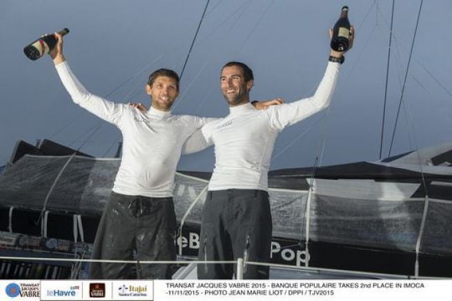 Erwan Tabarly e Armel le Clac'h su Banque Populaire VIII