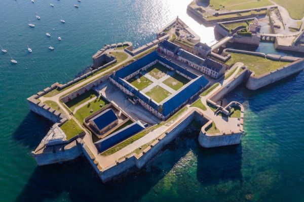 Vista aerea della Cittadella di Port-Louis