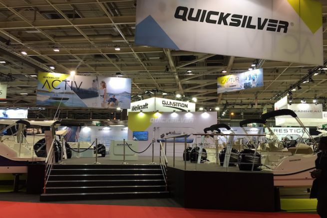 Lo stand Quicksilver sulla Nautic 2016