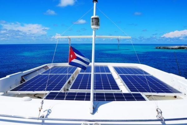 Parco solare per la vita indipendente a bordo