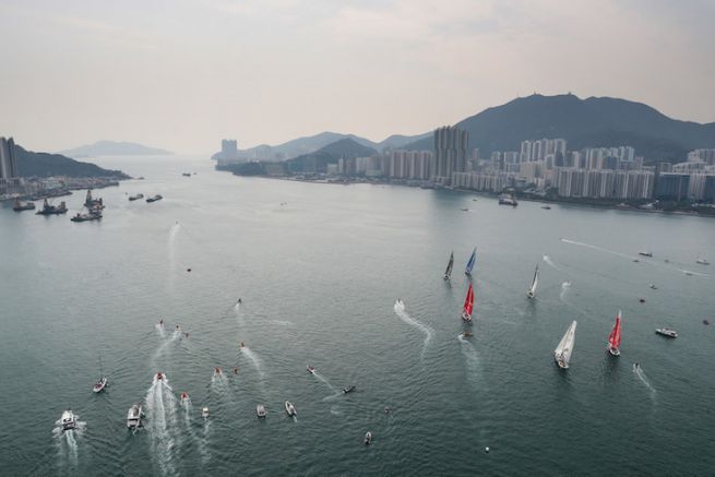 Inizio della 6a tappa della Volvo Ocean Race