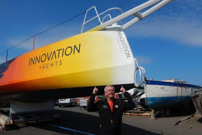 L'Open60AAL che sar utilizzato per realizzare la sfida Ant-Arctic Lab