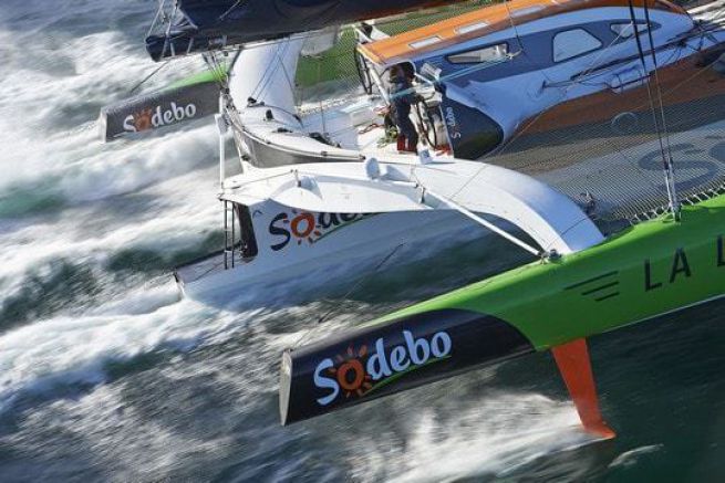 Sodebo Ultim'  un trimarano ad alte prestazioni, in grado di raggiungere velocit medie pi elevate rispetto alla generazione precedente con una velocit delta fino a 4-5 nodi in media. Il multiscafo  lungo 31 metri e largo 22 metri e appartiene alla seconda generazione di multiscafi progettati per navigare in tutto il mondo.