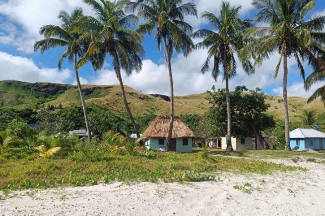 Il villaggio di Malakati, sull'isola di Nacula