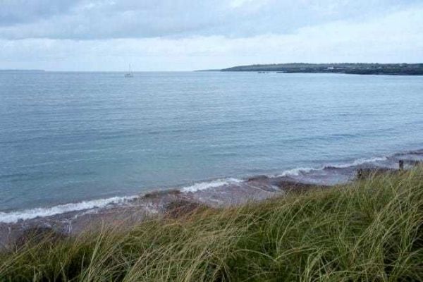 Ampia baia sull'Isola di Lewis, Scozia