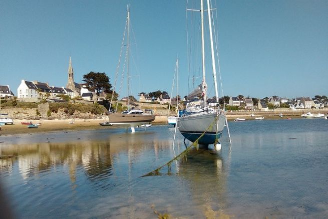 Ancoraggio all'isola di Batz