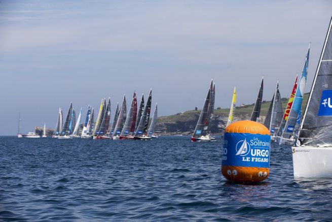 Inizio della seconda tappa del Solitaire du Figaro