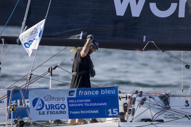 Yoann Richomme, vincitore della prima tappa del Solitaire du Figaro